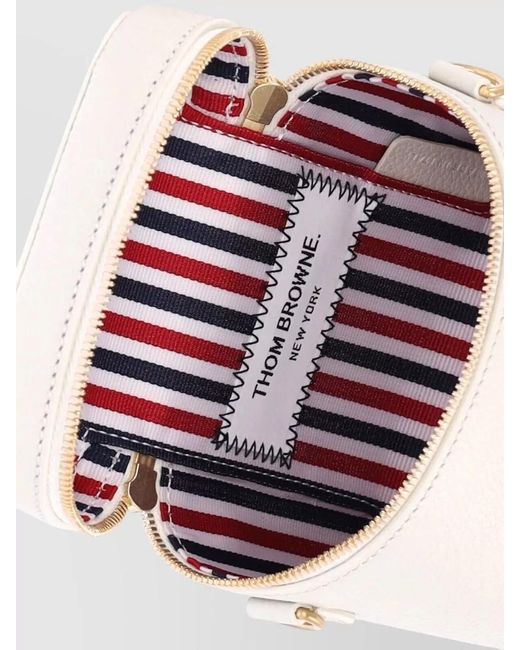 Thom Browne Natural Leather Clutch Bag