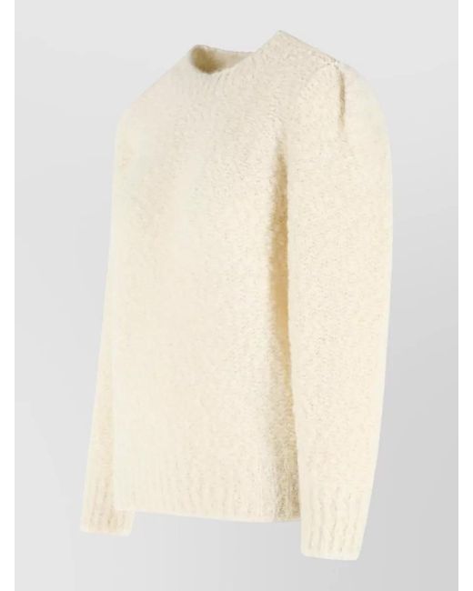 Isabel Marant Natural Chunky-Knit Virgin Wool Blend Sweater