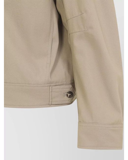 Céline Natural Cotton Single Breasted Coat for men