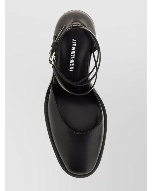 Ann Demeulemeester White Leather Pumps
