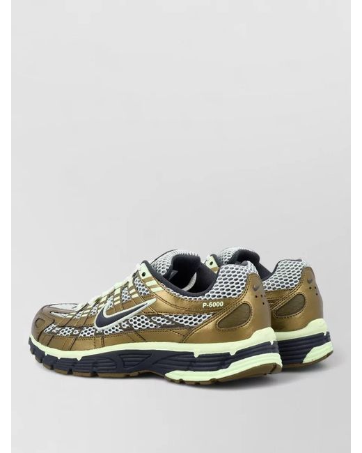 Nike Multicolor P 6000 Retro Running Sneakers Mesh