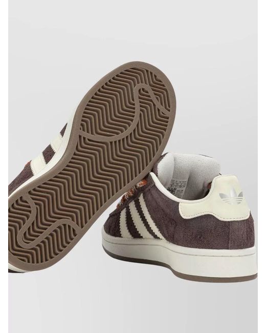 Adidas Originals Gray Suede Leather Low-Top Sneakers