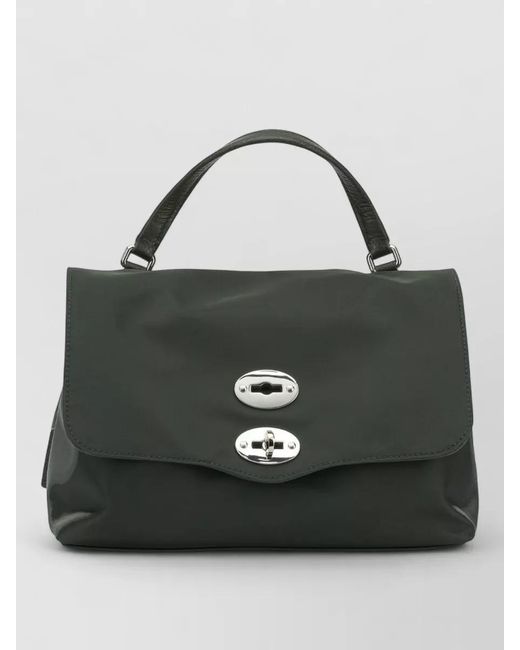 Zanellato Black Nylon Shoulder Bag