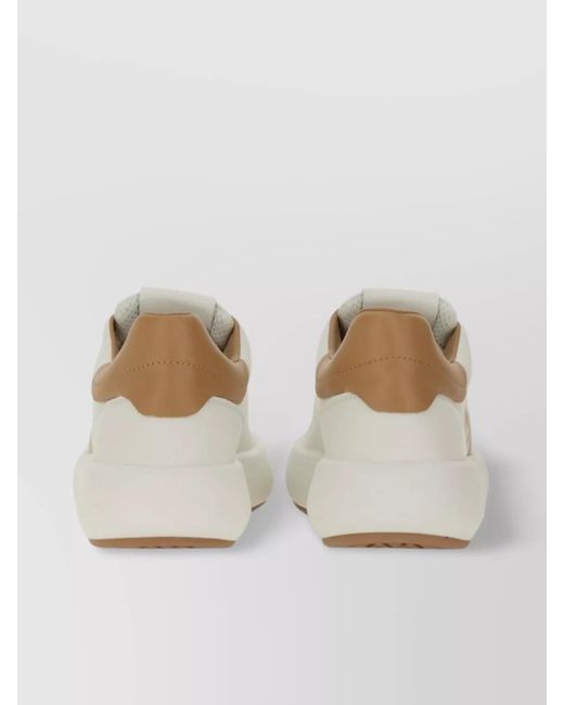 Stuart Weitzman White Leather Sw Pro Low-Top Sneakers