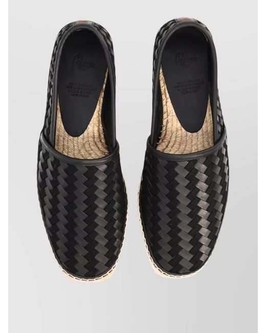 Castaner Blue Paul Espadrilles Round Toe Woven Design for men