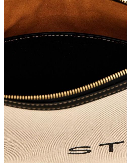 Stella McCartney Natural Smc Canvas Pouch Clutch Bag