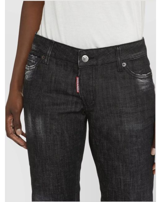 DSquared² Blue Slim-Fit Denim Jeans