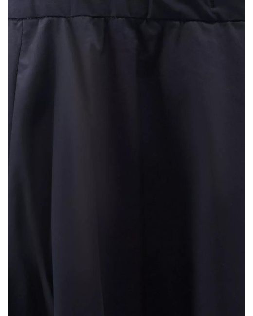 Aspesi Blue Flared Midi Skirt