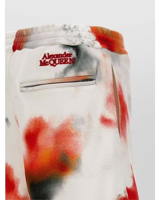 McQueen Cotton Mid-Rise Knee-Length Tailored Shorts for men