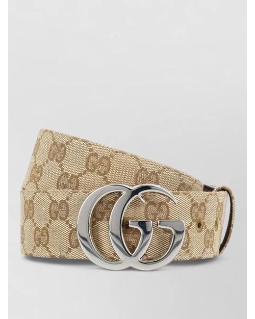Gucci Natural Leather Belt Adjustable Length Accessory for men