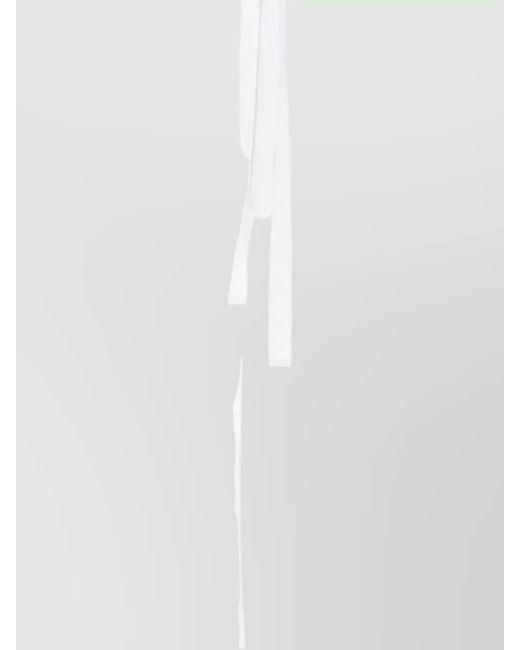 P.A.R.O.S.H. White Lightweight Wide Leg Lounge Trousers