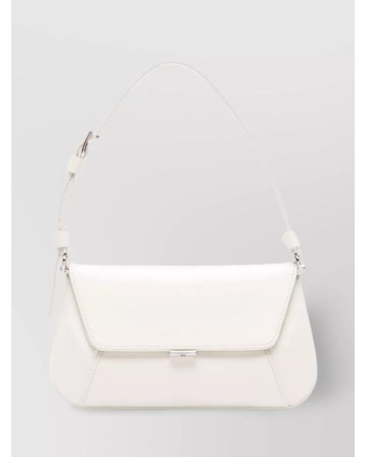 AMINA MUADDI Natural Ami Mini Leather Shoulder Bag