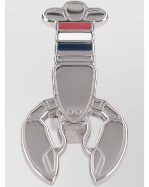 Thom Browne White Lobster Brooch Pin Finish Enamel for men