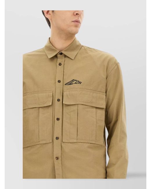DSquared² Natural Cropped Shirt for men