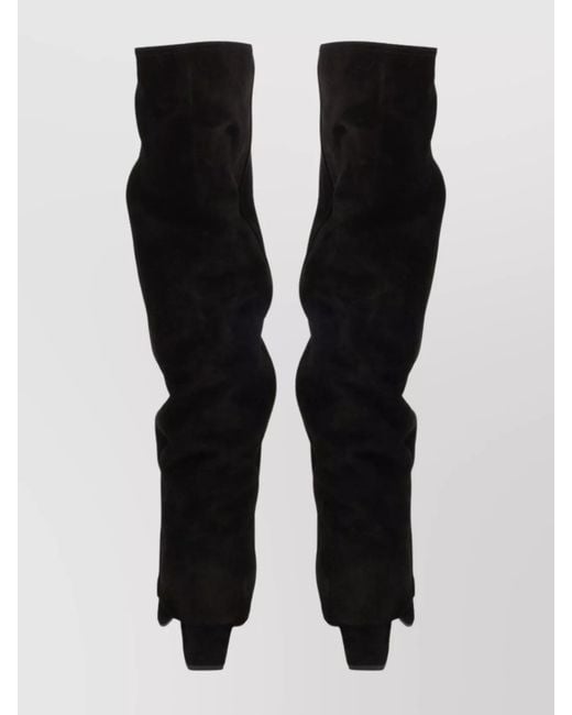 Paris Texas Black Leather Jane 60 Knee-High Boots