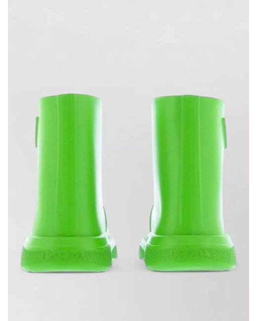 Prada Green Rubber Rain Boots