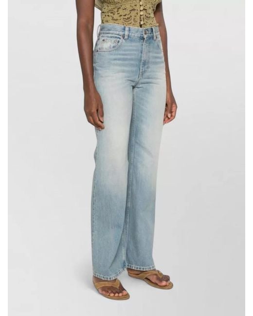 Chloé Blue Flared Denim Jeans
