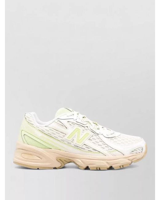 New Balance Natural Mesh Upper Sneakers Rubber Sole Design