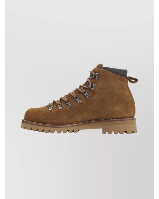 Church's Brown Ankle Boots With Lug Sole And Suede for men