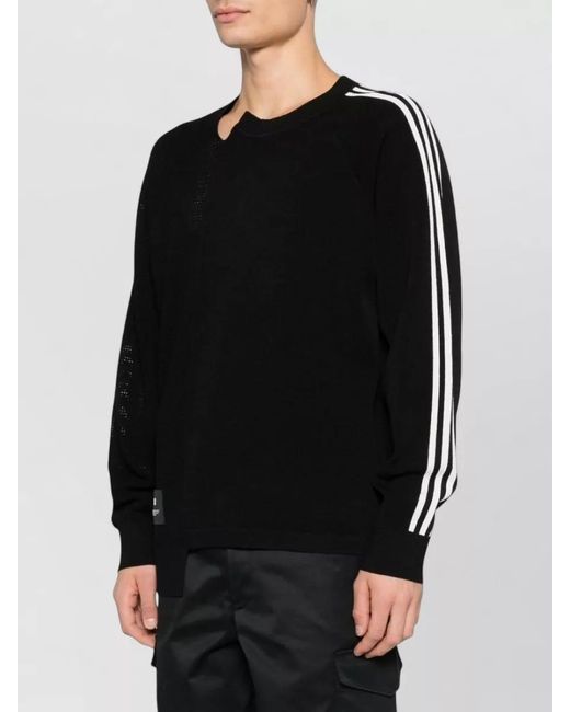 Y-3 Black Logo-Print Long-Sleeve Sweatshirt