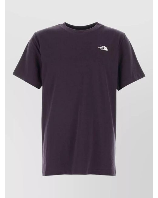 The North Face Blue Cotton Blend T-Shirt for men