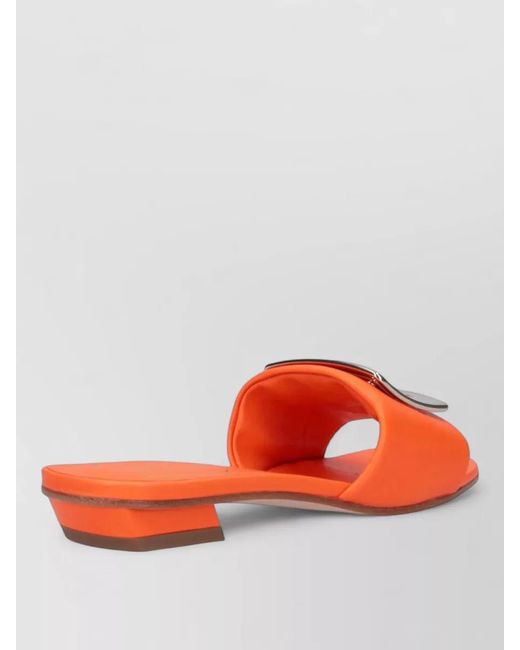 Roger Vivier Multicolor Leather Padded Mules