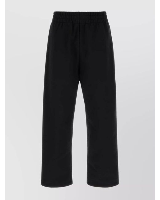 Gucci Black Cotton Straight-Leg Track Pants for men