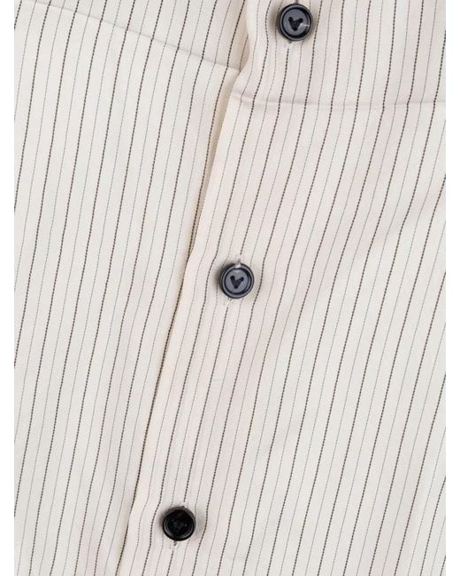 Bottega Veneta Natural Cotton Shirt
