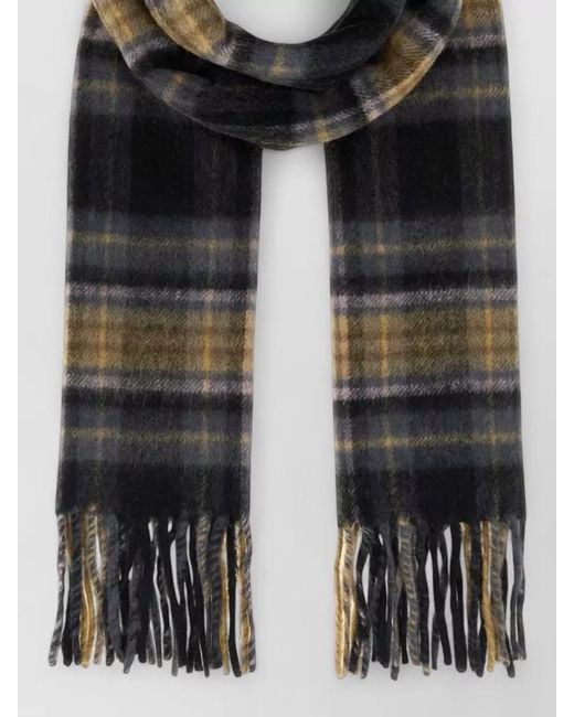 Carhartt Black Embroidered Wool-Blend Scarf for men
