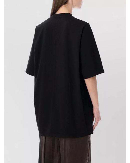 Rick Owens Black Temple Love Graphic Short Sleeve T-Shirt