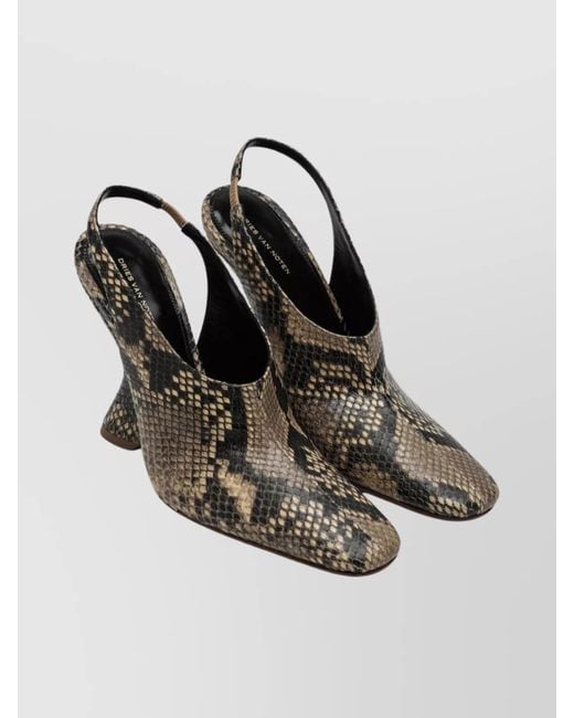 Dries Van Noten Multicolor Wedge Pumps