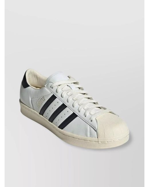 Adidas Metallic Leather Low-Top Sneakers