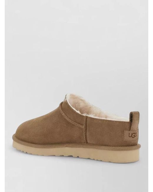 Ugg Brown Leather Slippers for men