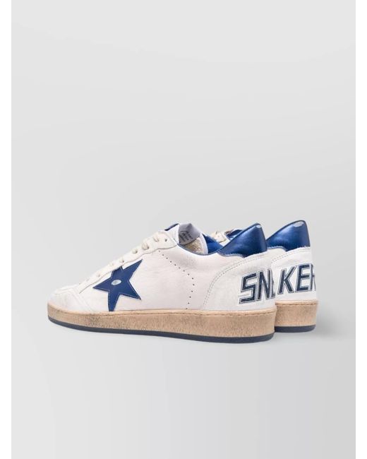 Golden Goose Deluxe Brand Metallic Leather Low-Top Sneakers for men