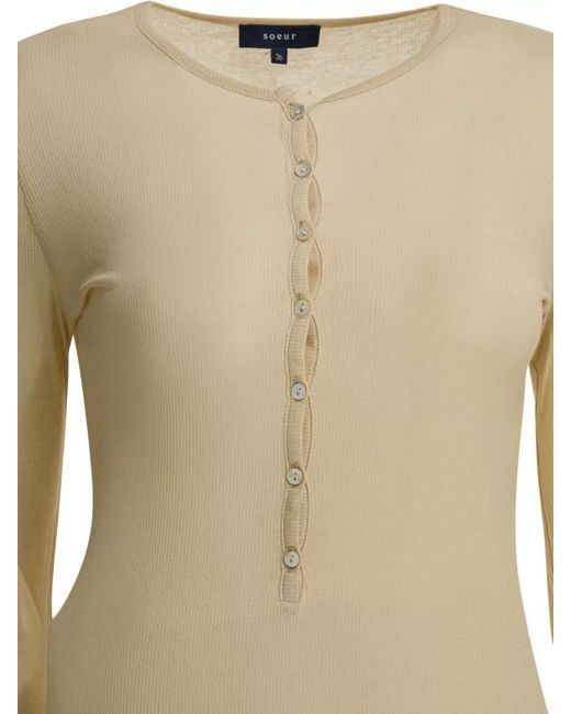 Soeur Natural Cotton T-Shirt