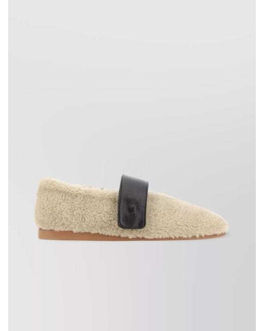 Low Classic Natural Mary Jane Ballerina Shoes