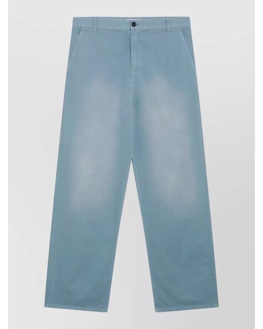Miu Miu Blue Straight Trousers