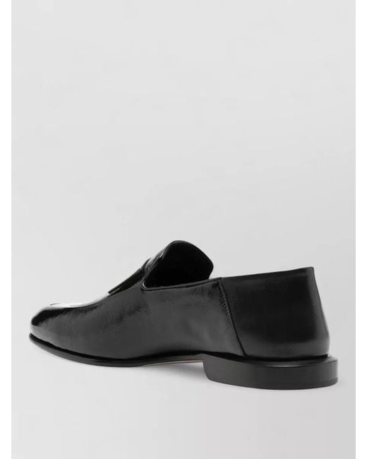 Givenchy Black Label Loafer Almond Silhouette Smooth Finish