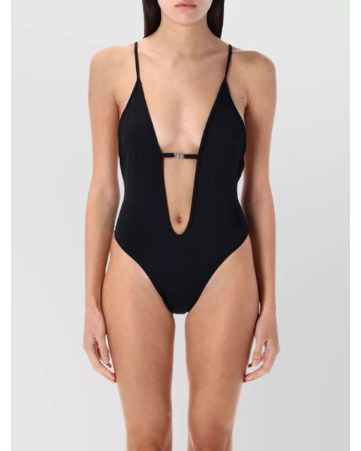 DIESEL Black Daisy-Dnm Swimsuit
