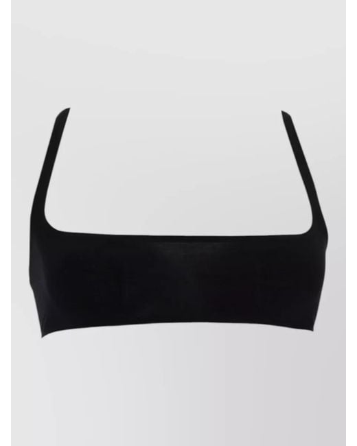Rick Owens Black Viscose Tank Top