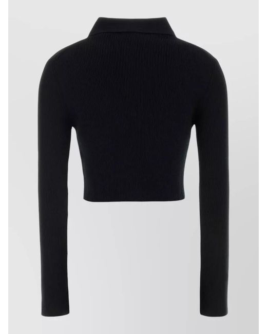 Jil Sander Blue Wool Cardigan