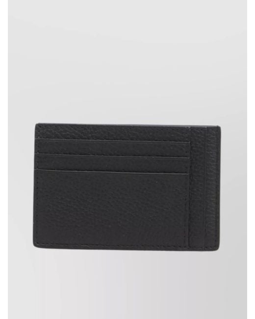 Gucci Black Leather Card Holder for men