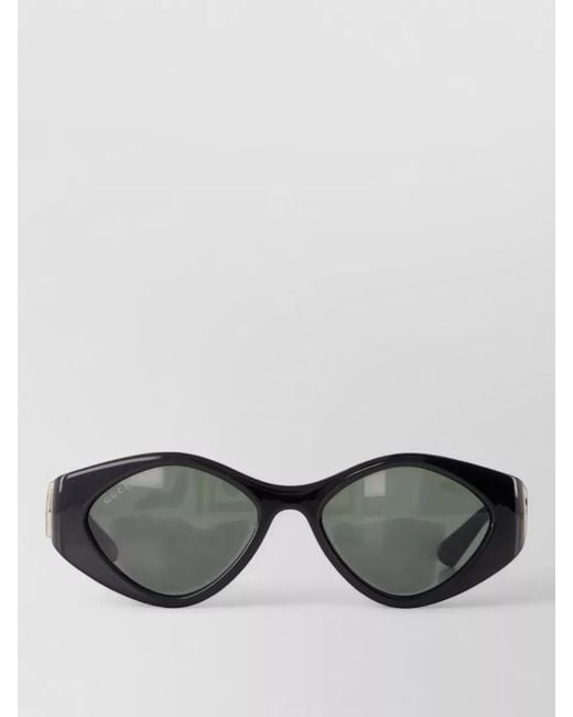 Gucci Gray Gg2121S Cat Eye Sunglasses Synthetic