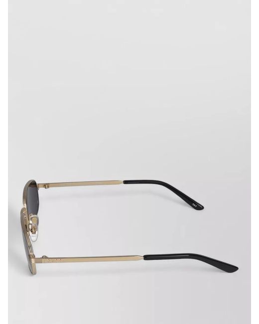 Gucci Multicolor Sunglasses Gg1457S 001 Rectangular Metal Frame for men