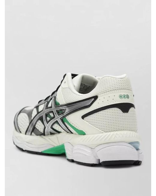 Asics Metallic Mesh Upper Sneakers Rubber Sole Design
