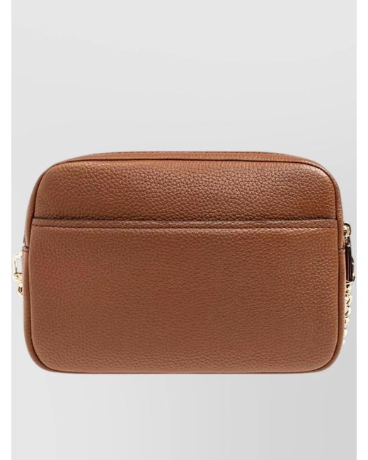 Michael Kors Brown Bryant Leather Shoulder Bag
