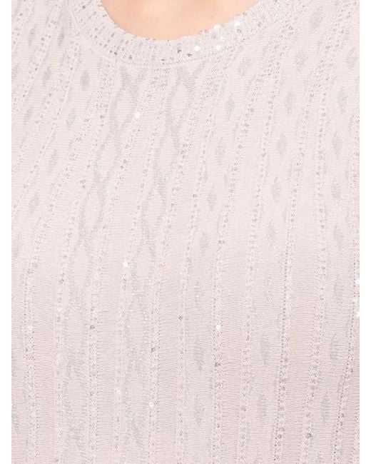 D.exterior Multicolor Sleeveless Sequin Dress Knee Length