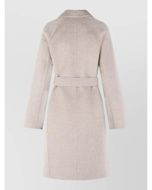 Max Mara Natural Cashmere Wrap Coat