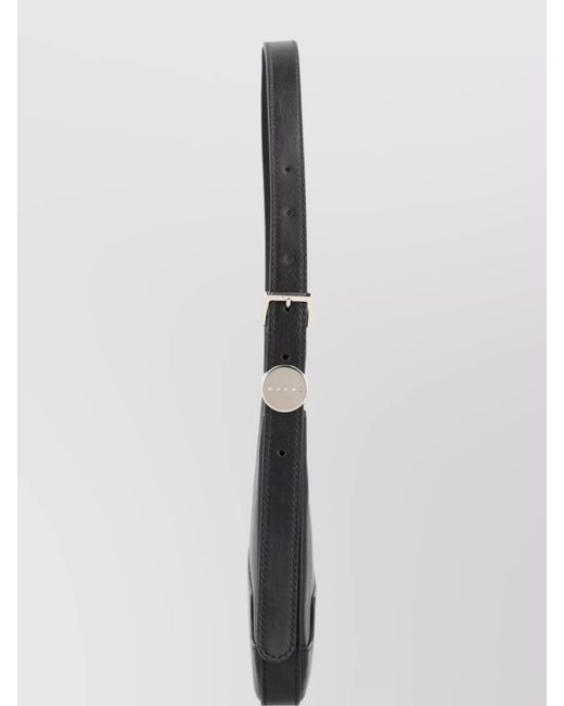 Marni Black Museo Leather Shoulder Bag