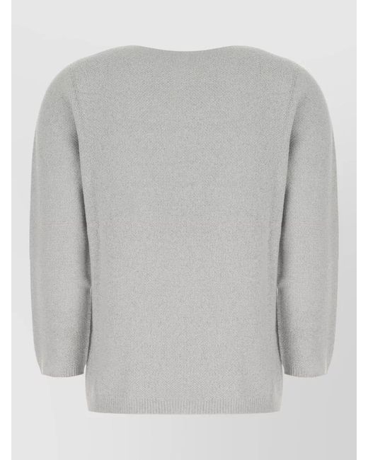 Fabiana Filippi Gray Cashmere Blend Sweater